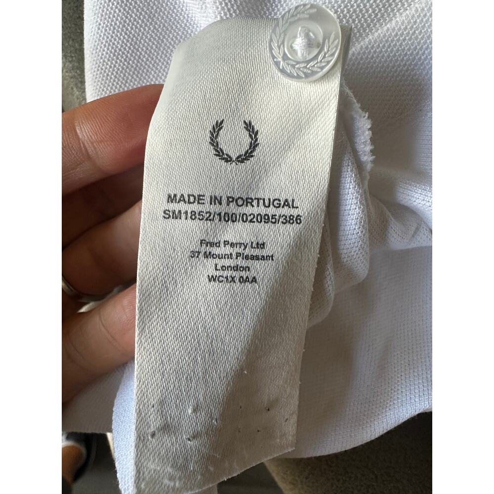RAF SIMONS Women’s White Polo Shirt Size Medium - Picture 4 of 8